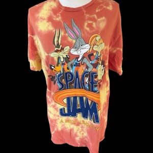 Looney Tunes men’s tee large tie-dye Space Jam: A New Legacy very good condition
